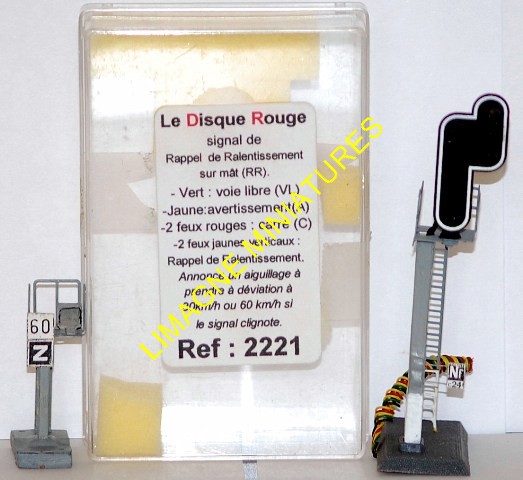 Feu De Signalisation Disque Rouge BA 26 – Avec Block-Système – 3 Feux – Gris Métal